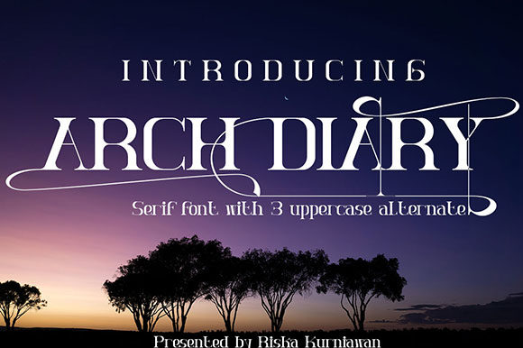 Arch Diary: A Serif Font That Speaks Emotion