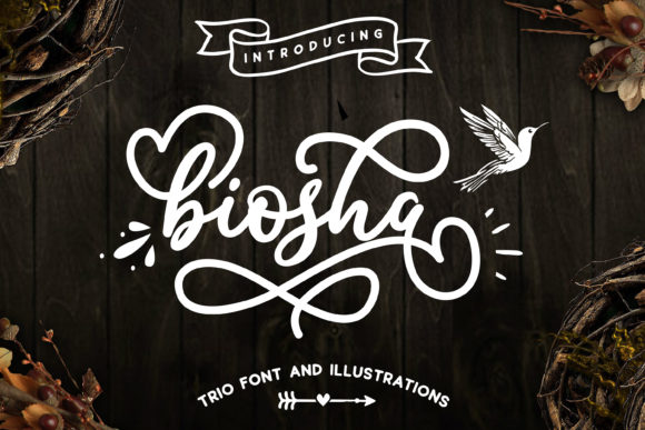 Biosha: A Handwritten Font That Feels Human—Not Just Decorative
