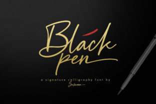 Black Pen Script: Fresh, Fun & Elegant