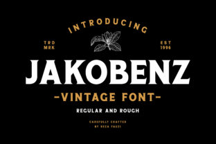 Jakobenz: A Vintage Serif Font with Character and Versatility