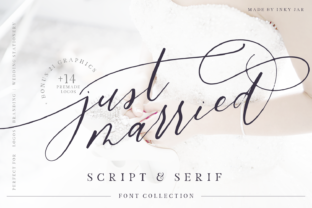 Just Married Duo: Elegant Typography for Love-Centered Design
