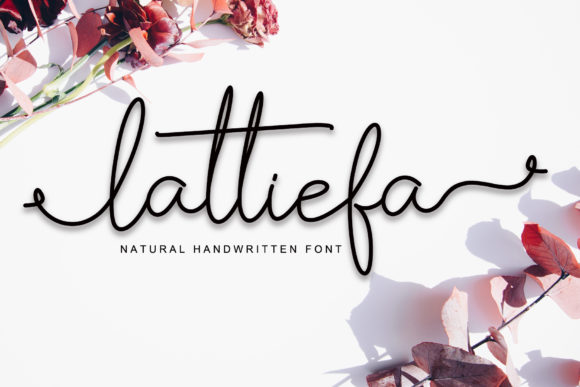 Lattiefa: A Script Font for Creative Expression