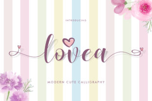 Lovea Script: A Cheerful, Modern Calligraphy Font for Real-World Design