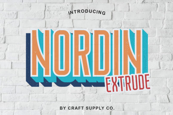 Nordin Extrude Family: Bold, Layerable & Retro-Chic