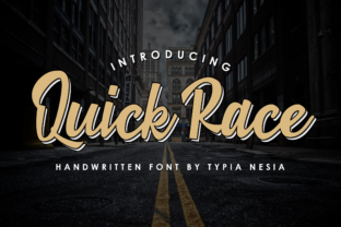 Quick Race: A Nostalgic Font That Speaks to the Soul