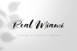 Real Miami: A Joyful Handwritten Font