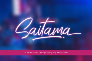 Saitama: A Gorgeous Handwritten Font