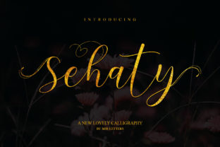 Sehaty: A Handwritten Font That Enhances Creativity and Sophistication